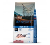 Сухой корм для стерилизованных кошек BRAVERY Herring Adult Cat Sterilized с сельдью 7 кг