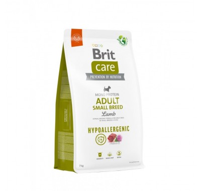 Корм для собак малих порід Brit Care Dog Hypoallergenic Adult Small Breed гіпоалергенний з ягнятком, 7 кг 172651