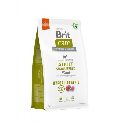 Корм для собак малих порід Brit Care Dog Hypoallergenic Adult Small Breed гіпоалергенний з ягнятком, 7 кг 172651