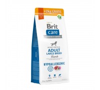 Корм для собак великих порід Brit Care Dog Hypoallergenic Adult Large Breed гіпоалергенний з ягнятком, 12+2 кг 172664