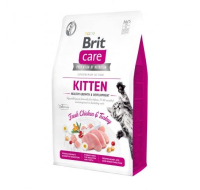 Brit Care Cat GF Kitten HGrowth & Development 2кг+400г (здоровий ріст та розвиток)