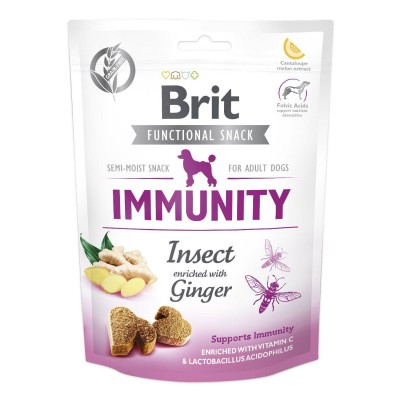 Функціональні ласощі Brit Care Immunity комахи з імбиром для собак 150 г