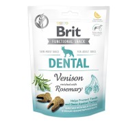 Функціональні ласощі Brit Care Dental оленина з розмарином для собак 150 г