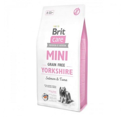 Сухой корм для собак Brit Care Grain-free Mini Yorkshire с лососем и тунцом 7 кг 170781