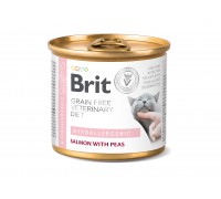 Вологий корм Brit VetDiets Hypoallergenic для кішок з харчовою алергією, непереносимістю інгредієнтів та поживних речовин, 200 г 9825