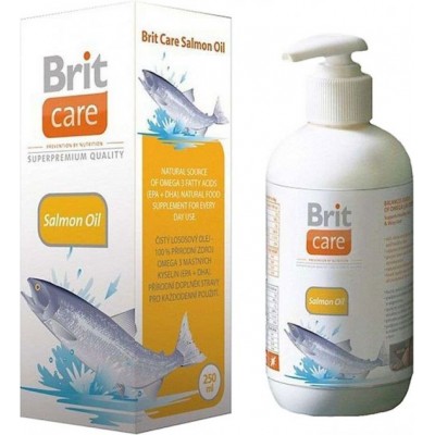 Олія лосося для собак Brit Care для покращення стану шерті та шкіри 250 мл, 101115