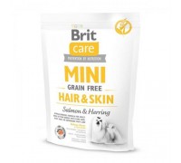 Brit Care Grain-free Mini Hair&Skin с лососем 400 г