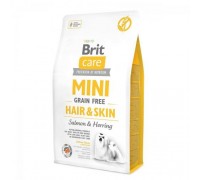 Сухий корм для собак Brit Care Grain-free Mini Hair&Skin із лососем 2 кг 170782