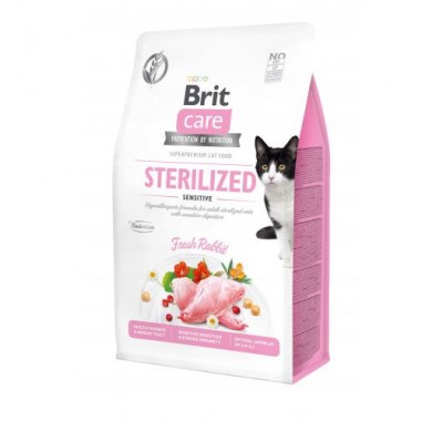 Brit Care Cat GF Sterilized Sensitive 400 г (чутливе травлення д/стерилізованих)