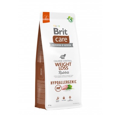 Корм для собак із зайвою вагою Brit Care Dog Hypoallergenic Weight Loss гіпоалергенний з кроликом, 12 кг 172225