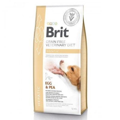 Brit Veterinary Diet Dog Grain Free Hepatic. Дієта при печінковій недостатності 12 кг