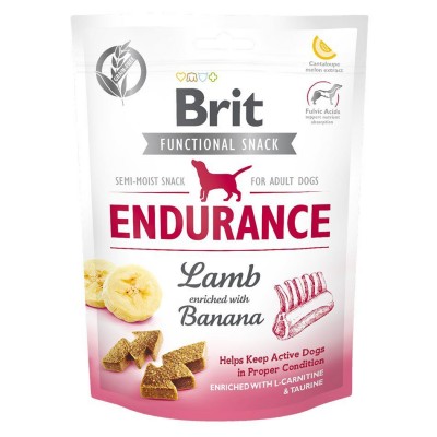 Функціональні ласощі Brit Care Endurance ягня з бананом для собак 150 г