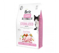 Brit Care Cat GF Sterilized Sensitive 2кг+400г (чутливе травлення д/стерилізованих)