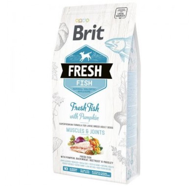 Сухий корм Brit Fresh Fish & Pumpkin Adult Large свіжа риба з гарбузом для дорослих собак великих порід 2,5 кг 170994