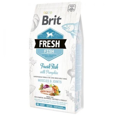 Сухий корм Brit Fresh Fish & Pumpkin Adult Large свіжа риба з гарбузом для дорослих собак великих порід 2,5 кг 170994