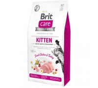 Сухой корм для котят Brit Care Cat GF Kitten HGrowth & Development 7кг (здоровый рост и развитие), 171277