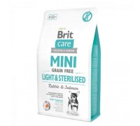Сухой корм для собак Brit Care Grain-free Mini Light&Sterilised с кроликом 2 кг 170785