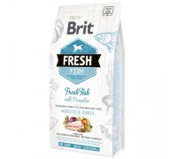 Сухой корм Brit Fresh Fish & Pumpkin Adult Large свежая рыба с тыквой для взрослых собак больших пород 12 кг 170993