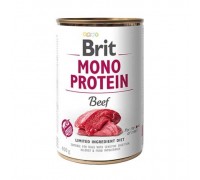 Вологий корм для собак Brit Mono Protein Beef з яловичиною 400 г 100057