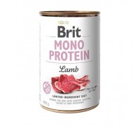 Вологий корм для собак Brit Mono Protein Lamb з ягнятком 400 г 100058