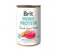 Вологий корм для собак Brit Mono Protein Tuna & Sweet Potato з тунцем та бататом 400 г 100055