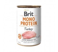 Вологий корм для собак Brit Mono Protein Turkey з індичкою 400 г 100060