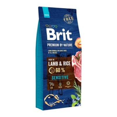 Сухий корм Brit Premium Dog Sensitive Lamb 15 кг 170845