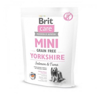 Brit Care Grain-free Mini Yorkshire з лососем та тунцем 400 г