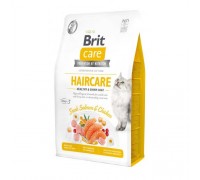 Сухой корм для кошек Brit Care Cat GF Haircare Healthy & Shiny Coat 2кг (здоровье кожи и шерсти) 171306