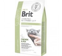 Сухий корм Brit GF VetDiets Cat Diabetes для кішок при цукровому діабеті з куркою та горохом, 2 кг 170969