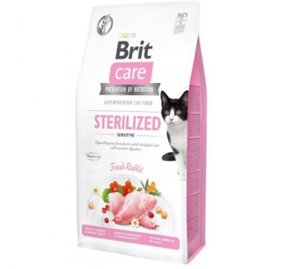 Brit Care Cat GF Sterilized Sensitive 7 кг (чутливе травлення д/стерилізованих)