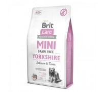 Brit Care Grain-free Mini Yorkshire з лососем та тунцем 2 кг GF0190