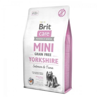 Brit Care Grain-free Mini Yorkshire з лососем та тунцем 2 кг GF0190