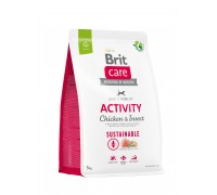 Корм для собак з підвищеною активністю Brit Care Dog Sustainable Activity з куркою та комахами, 3 кг 172191