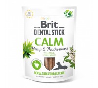Ласощі для собак Brit Dental Stick Calm заспокійливі, конопля та пустирник, 7 шт, 251 г 112105