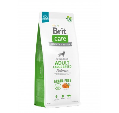Корм для собак великих порід Brit Care Dog Grain-free Adult Large Breed беззерновий з лососем, 12 кг 172204