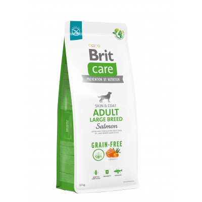Корм для собак великих порід Brit Care Dog Grain-free Adult Large Breed беззерновий з лососем, 12 кг 172204