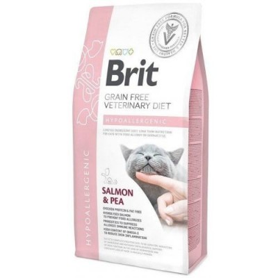 Brit Veterinary Diet Cat Grain free Hypoallergenic. Беззернова Гіпоалергенна дієта 2 кг
