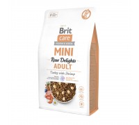 Корм сухий для собак малих порід Brit Care Mini Raw Delights Turkey with Shrimp індичка з креветкою 2 кг 173214