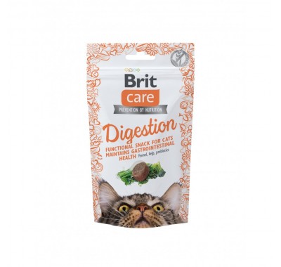 Функціональні ласощі для котів Brit Care Cat Snack Digestion з тунцем, 50 г 5272/111902