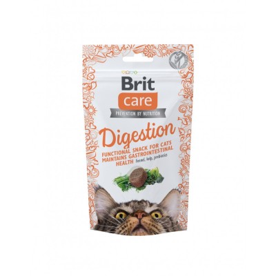 Функціональні ласощі для котів Brit Care Cat Snack Digestion з тунцем, 50 г 5272/111902