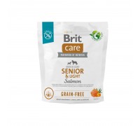 Корм для старіючих собак Brit Care Dog Grain-free Senior & Light беззерновий з лососем, 1 кг 172205
