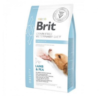 Сухой корм Brit Veterinary Diet Dog Grain Free Obesity. Диета для собак при избыточном весе и ожирении 2 кг 170941