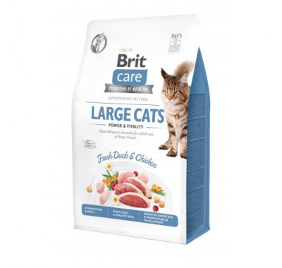 Brit Care Cat GF Large cats Power & Vitality 400 г (д/кошок больших пород)