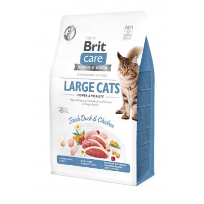 Brit Care Cat GF Large cats Power & Vitality 400 г (д/кошок больших пород)
