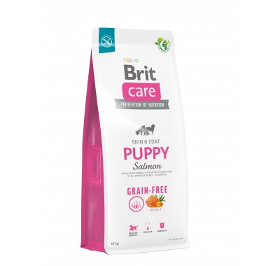 Корм для цуценят Brit Care Dog Grain-free Puppy беззерновий з лососем, 12 кг 172195