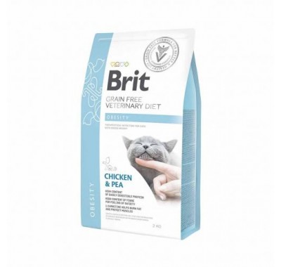 Brit Veterinary Diet Cat Grain free Obesity. Дієта при надмірній вазі та ожирінні 2 кг