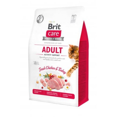 Сухий корм Brit Care Cat GF Adult Activity Support 400 г (підтримка активності д/дорослих котів) 171299