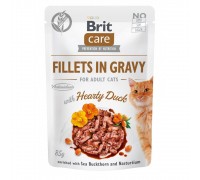 Вологий корм Brit Care Cat Pouch для котів філе в соусі, качка, 85 г 100529/0518
