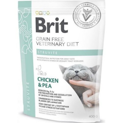 Brit Veterinary Diet Cat Grain free Obesity. Дієта при надмірній вазі та ожирінні 400 г